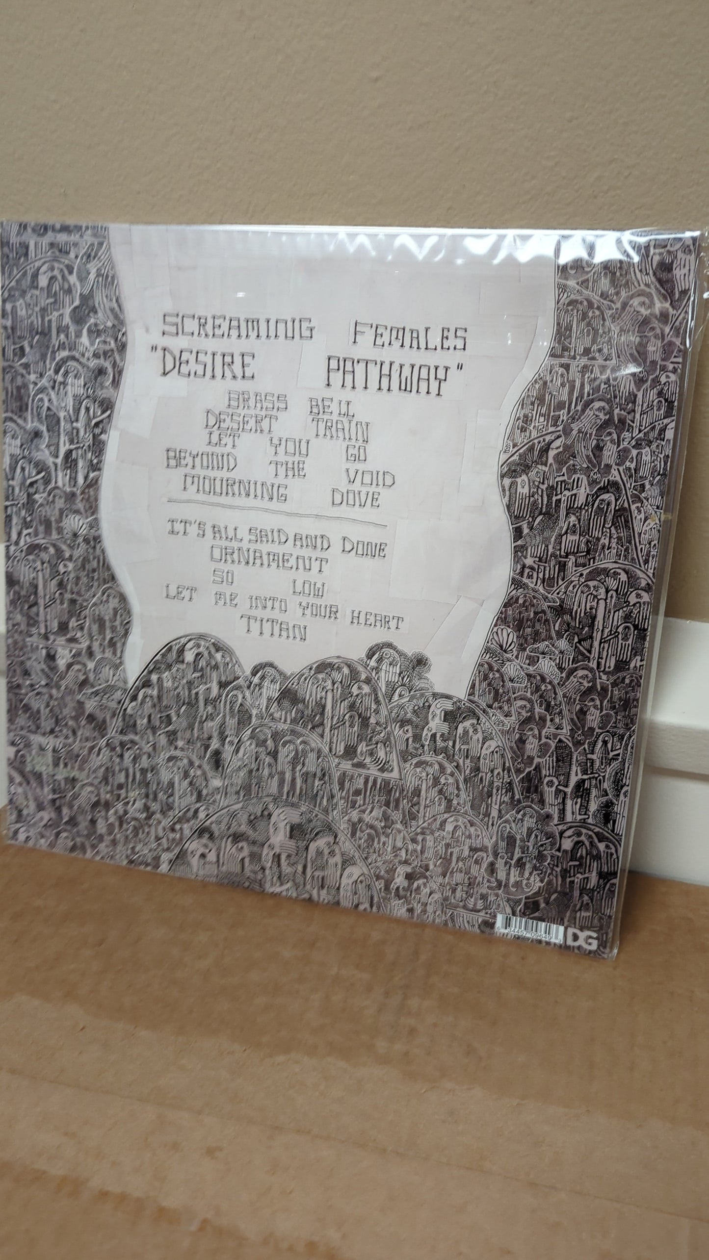 SCREAMING FEMALES / DESIRE PATHWAY – RED OPAQUE VINYL