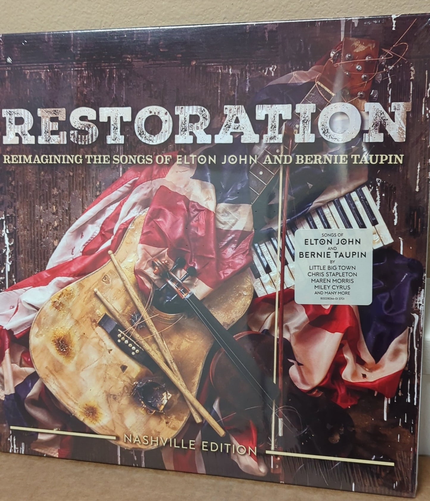 VARIOUS- RESTORATION: REIMAGINING THE SONGS OF ELTON JOHN AND BERNIE TAUPIN / DIERKS BENTLEY / EMMYLOU HARRIS / WILLIE NELSON / CHRIS STAPLETON / DOLLY PARTON – 2XLP