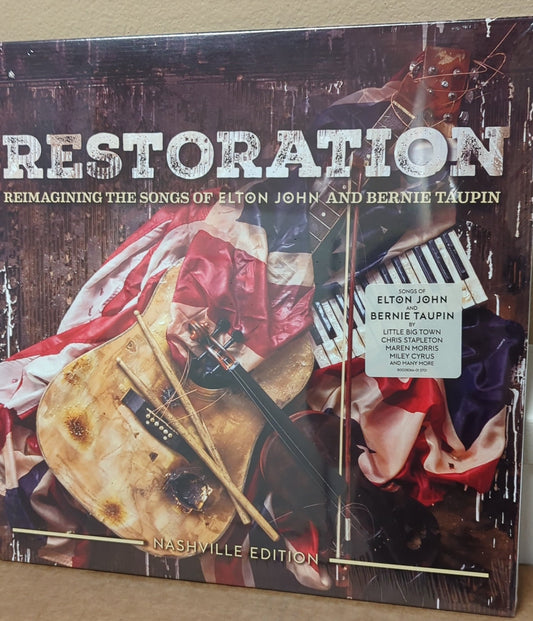VARIOUS- RESTORATION: REIMAGINING THE SONGS OF ELTON JOHN AND BERNIE TAUPIN / DIERKS BENTLEY / EMMYLOU HARRIS / WILLIE NELSON / CHRIS STAPLETON / DOLLY PARTON – 2XLP