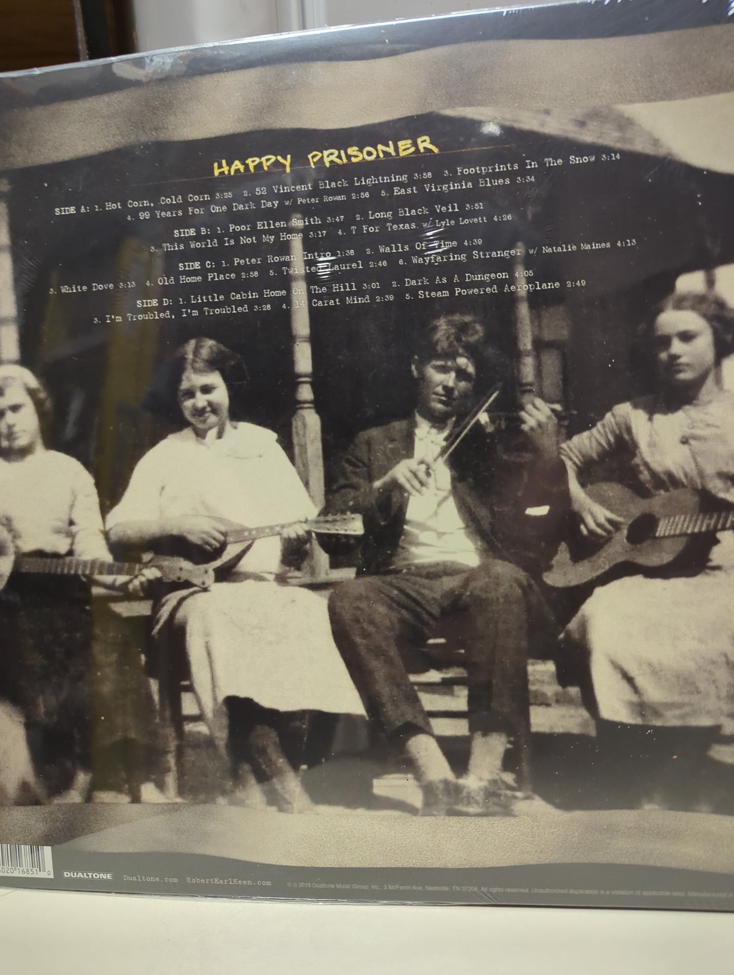 KEEN, ROBERT EARL / HAPPY PRISONER: THE BLUEGRASS SESSIONS - 2X180 GRAM
KEEN, ROBERT EARL / HAPPY PRISONER: THE BLUEGRASS SESSIONS – 2X180 GRAM