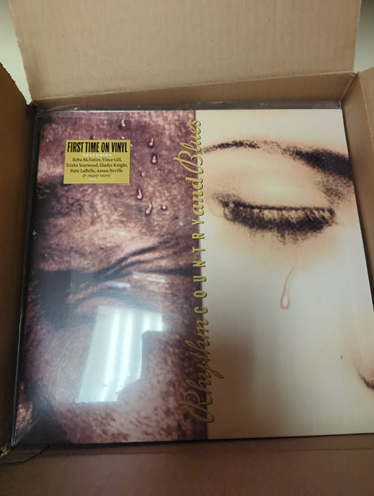 VARIOUS – RHYTHM, COUNTRY AND BLUES / GEORGE JONES & BB KING / ALLEN TOUSSAINT & CHET ATKINS / LITTLE RICHARD & TANYA TUCKER – LP