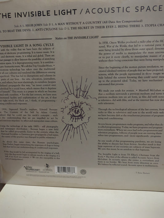 BURNETT, T BONE / INVISIBLE LIGHT: ACOUSTIC SPACE - 2XLP
BURNETT, T BONE / INVISIBLE LIGHT: ACOUSTIC SPACE – 2XLP
